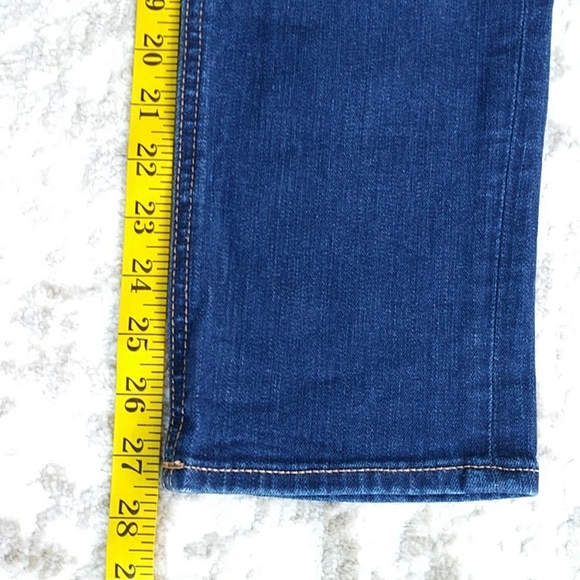 Old Navy Boyfriend Straight Distressed Jeans 4R Blue - Picture 16 of 16